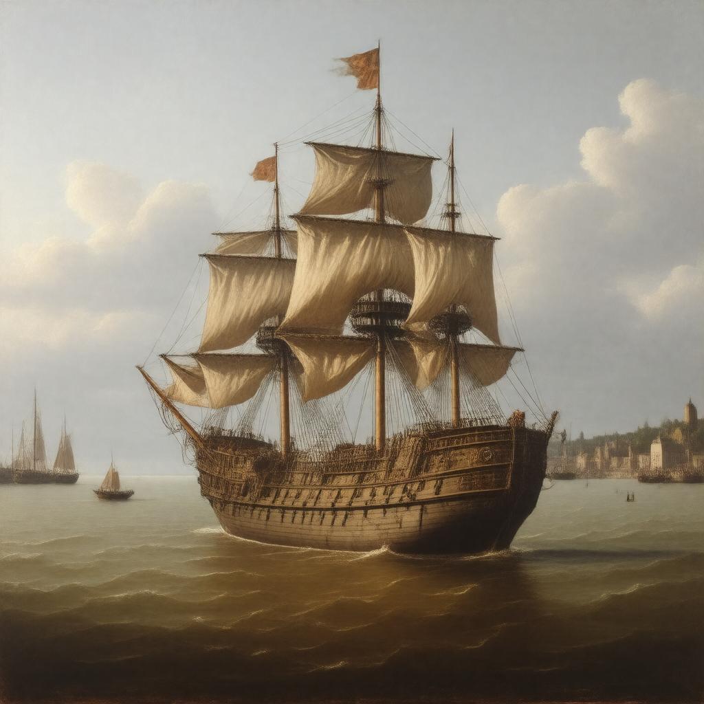 AI-created image of The Half Moon