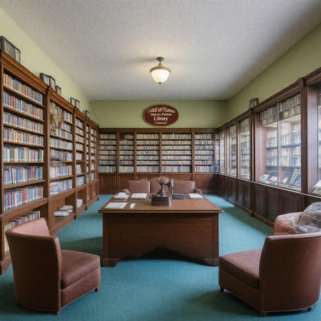 Click to view larger image AI-created image of The Hall of Fame Library