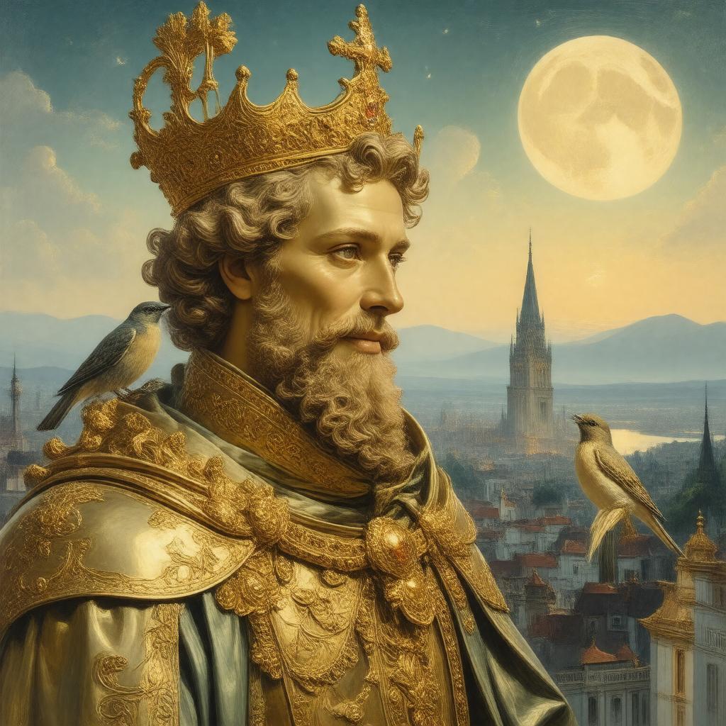 AI-created image of The Happy Prince