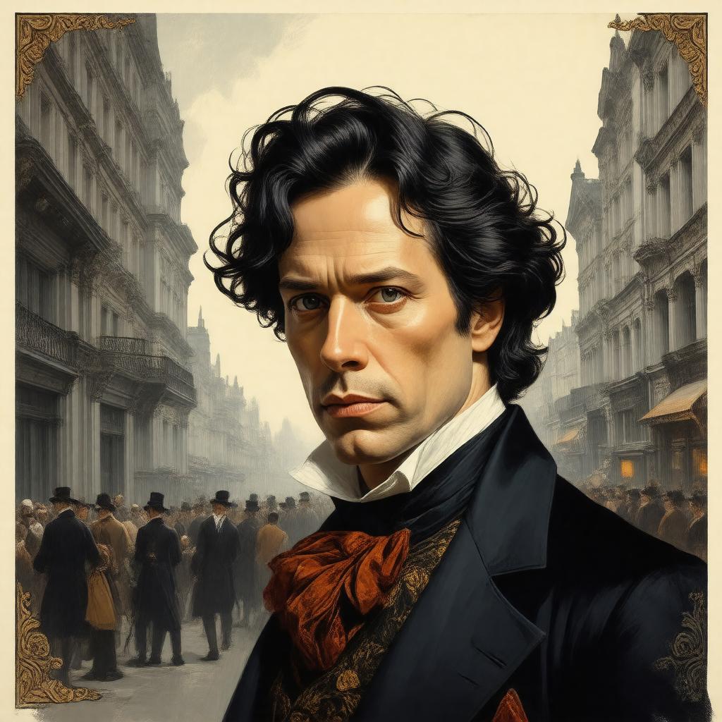 AI-created image of The Happy Prince (2018 film)