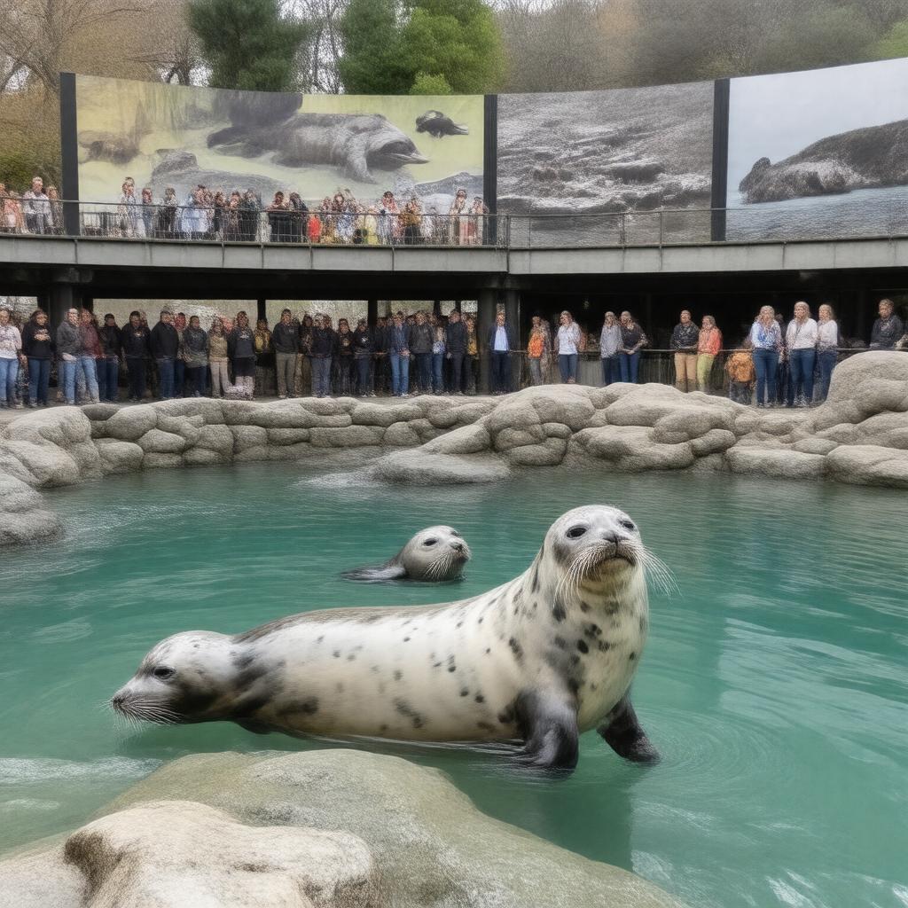 AI-created image of The Harbor Seal Exhibit