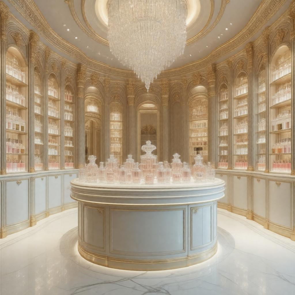 AI-created image of The Harrods Perfumery