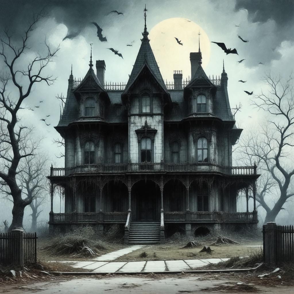 AI-created image of The Haunted Hotel