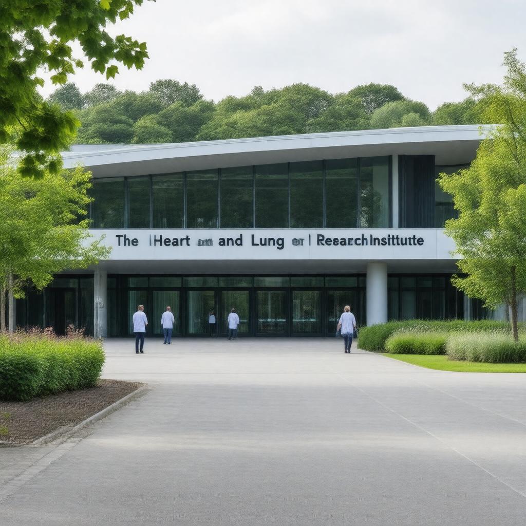 Click to view larger image AI-created image of The Heart and Lung Research Institute