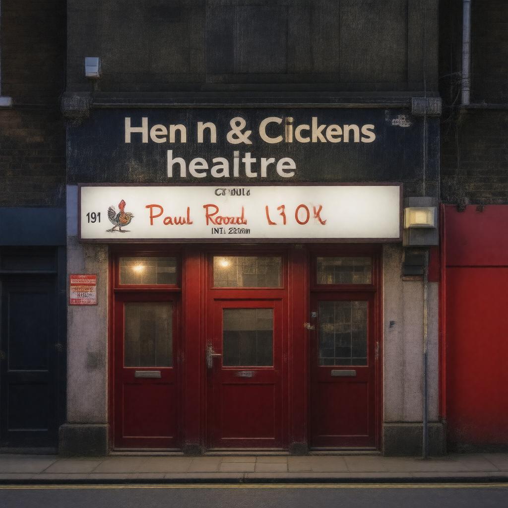 Click to view larger image AI-created image of The Hen & Chickens Theatre Bar