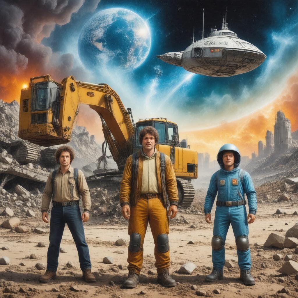 AI-created image of The Hitchhiker's Guide to the Galaxy (film)