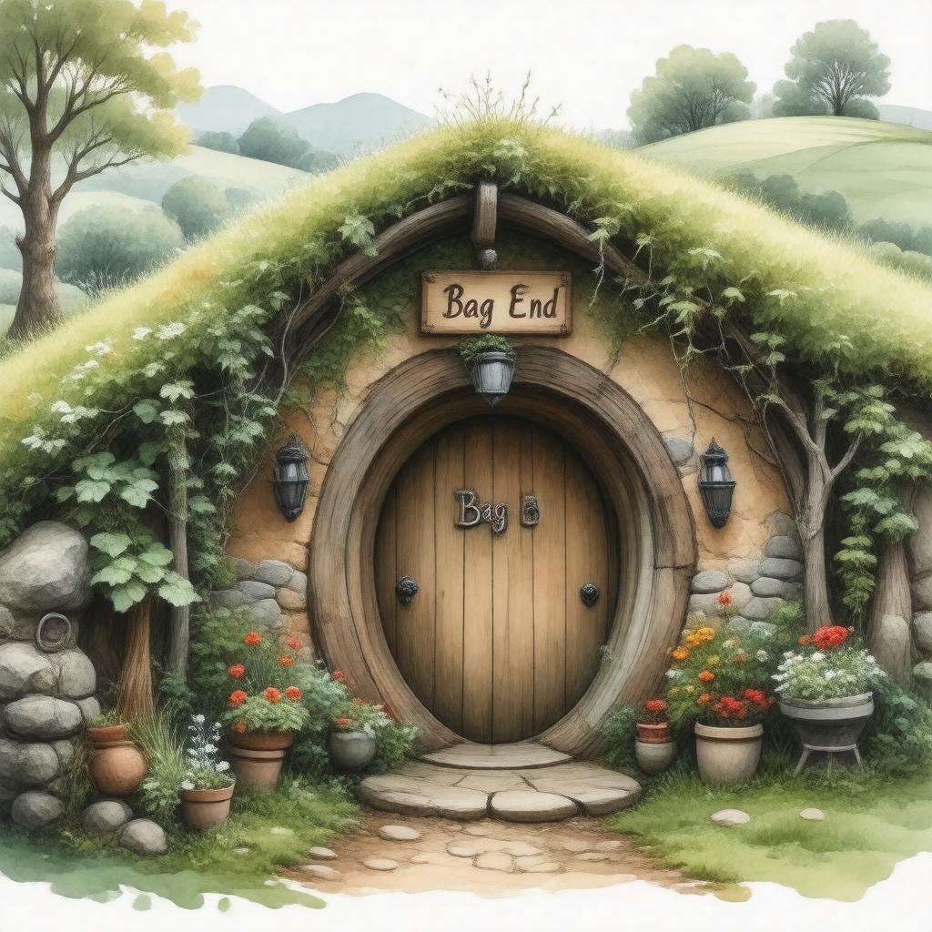 AI-created image of The Hobbit