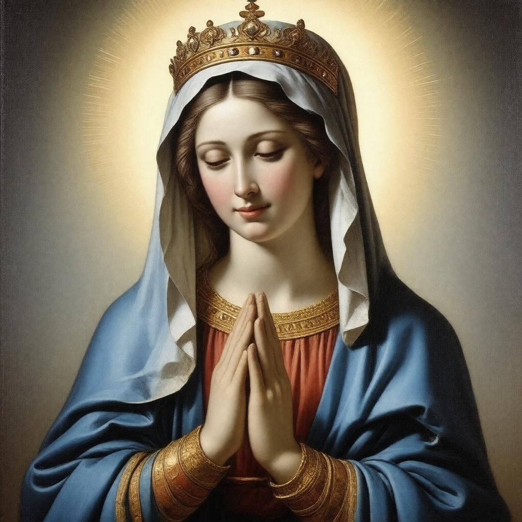 AI-created image of The Holy Virgin Mary