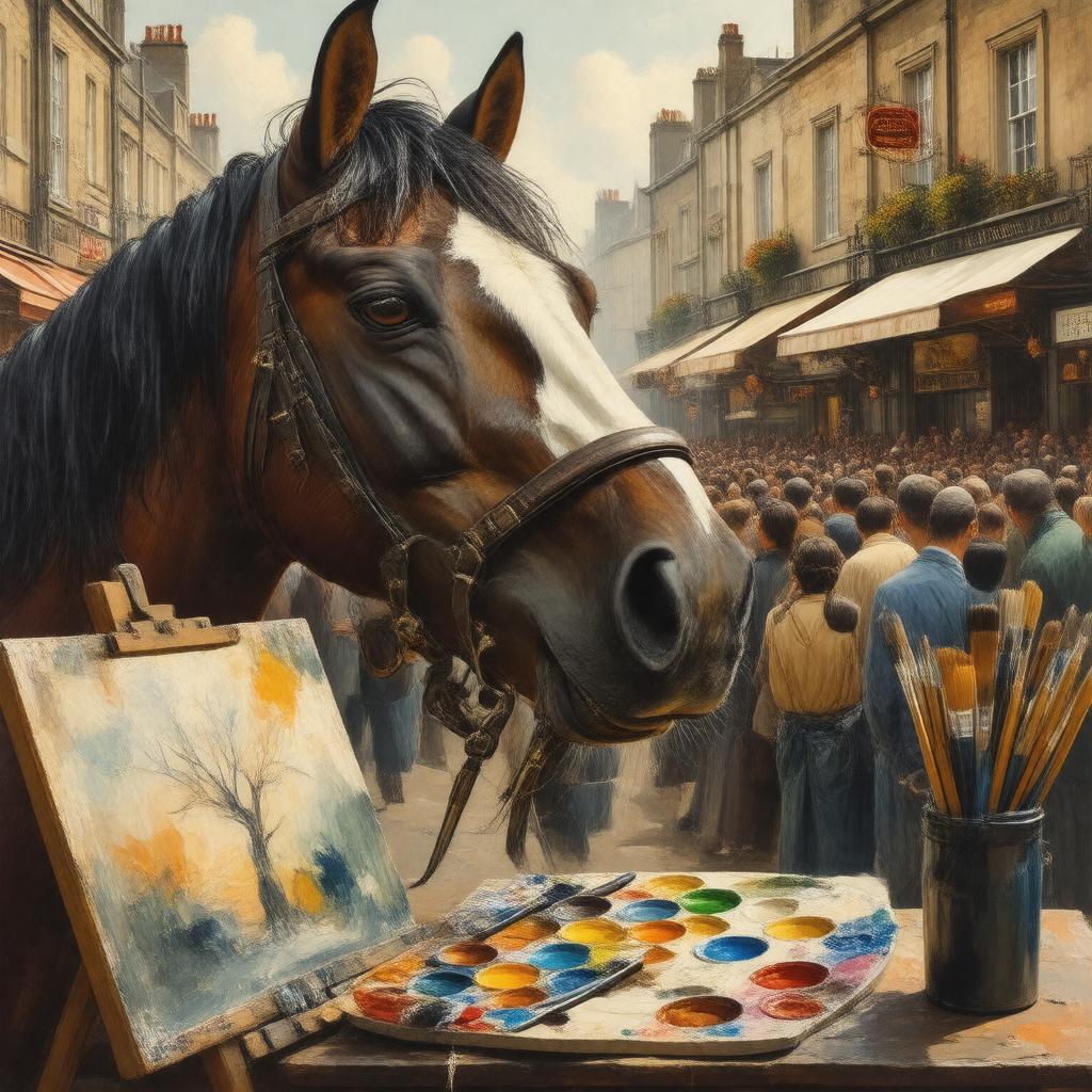 AI-created image of The Horse's Mouth