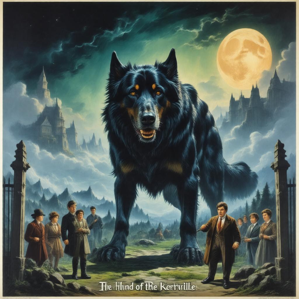 AI-created image of The Hound of the Baskervilles (1978 film)