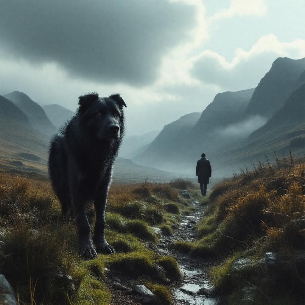 AI-created image of The Hound of the Baskervilles (Sherlock Holmes TV series episode)