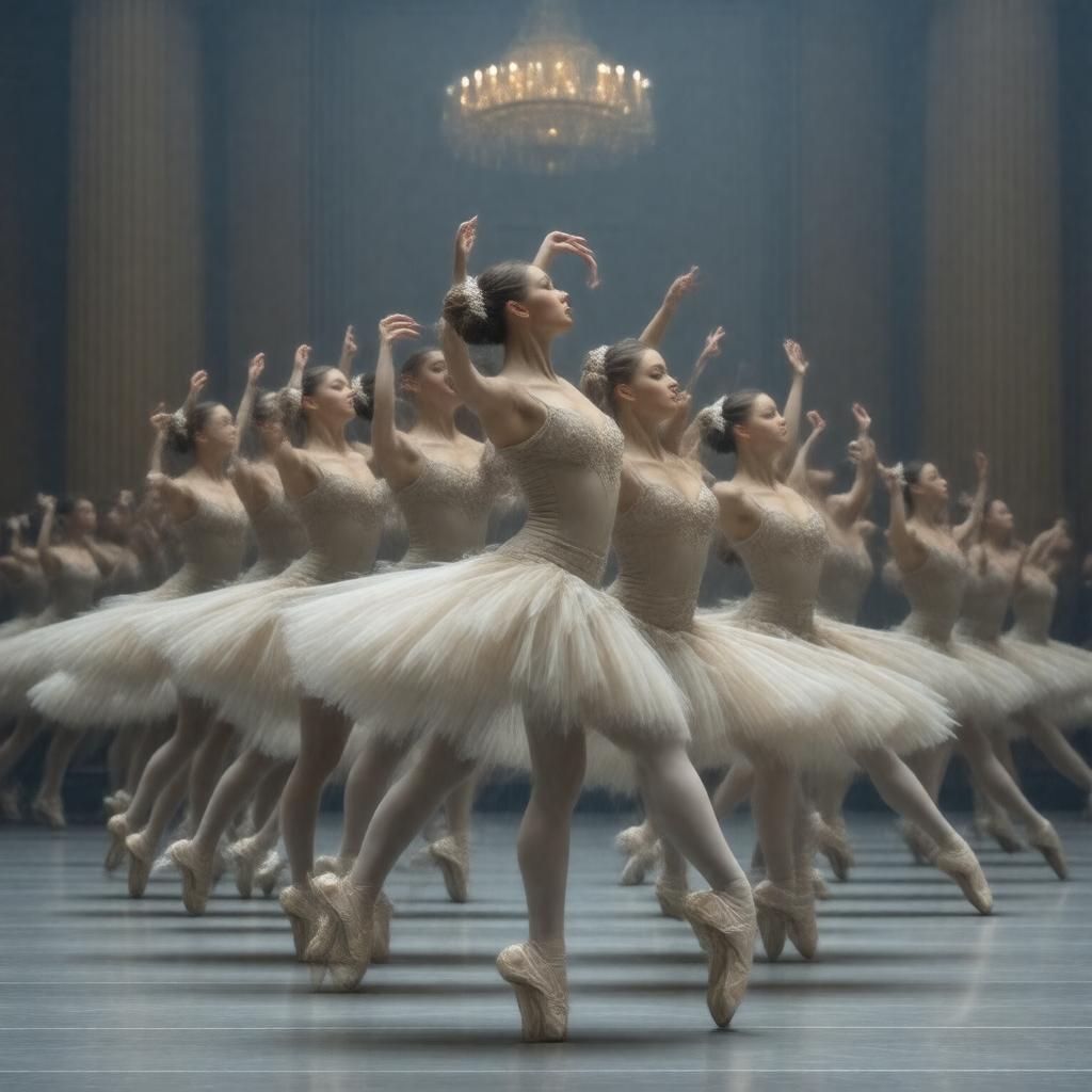 AI-created image of The Hours (ballet)