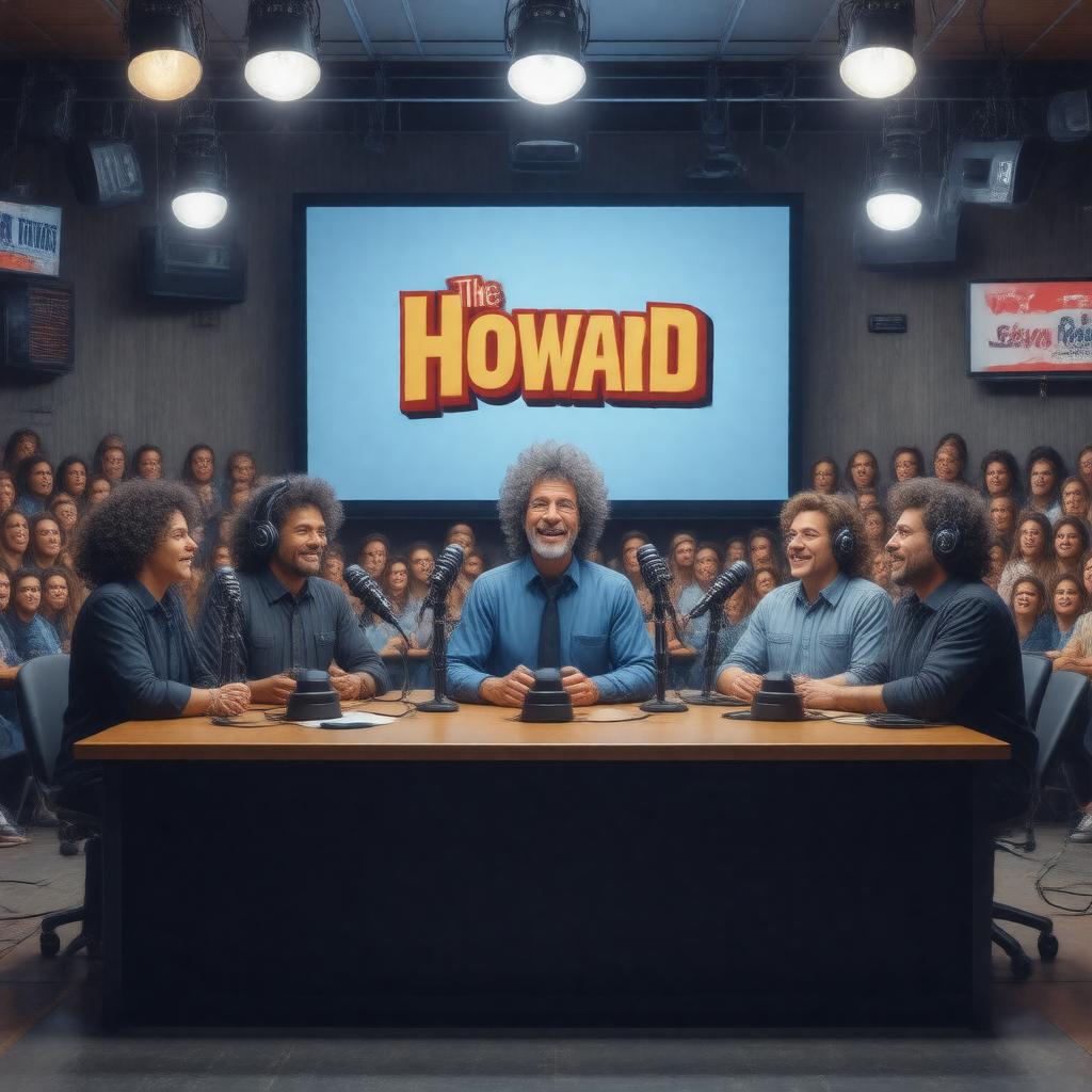 AI-created image of The Howard Stern Show