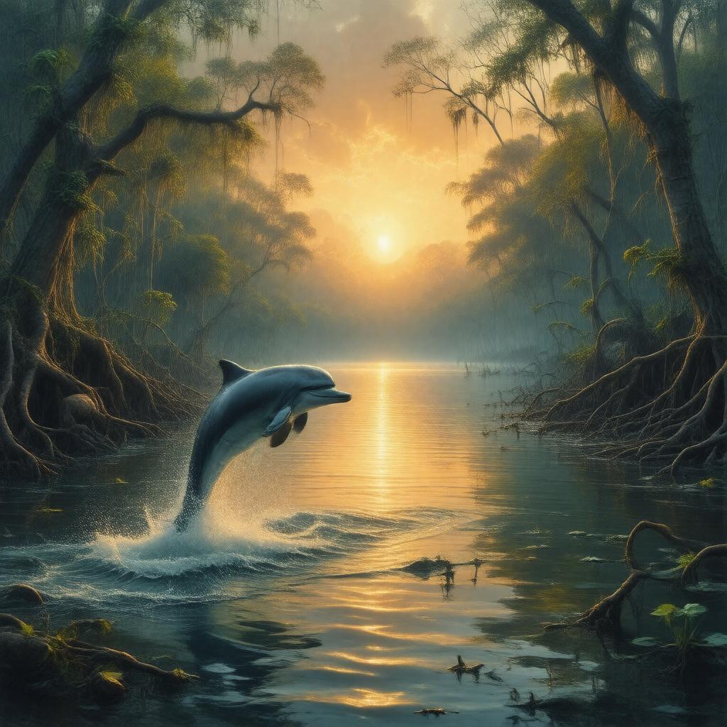 AI-created image of The Hungry Tide