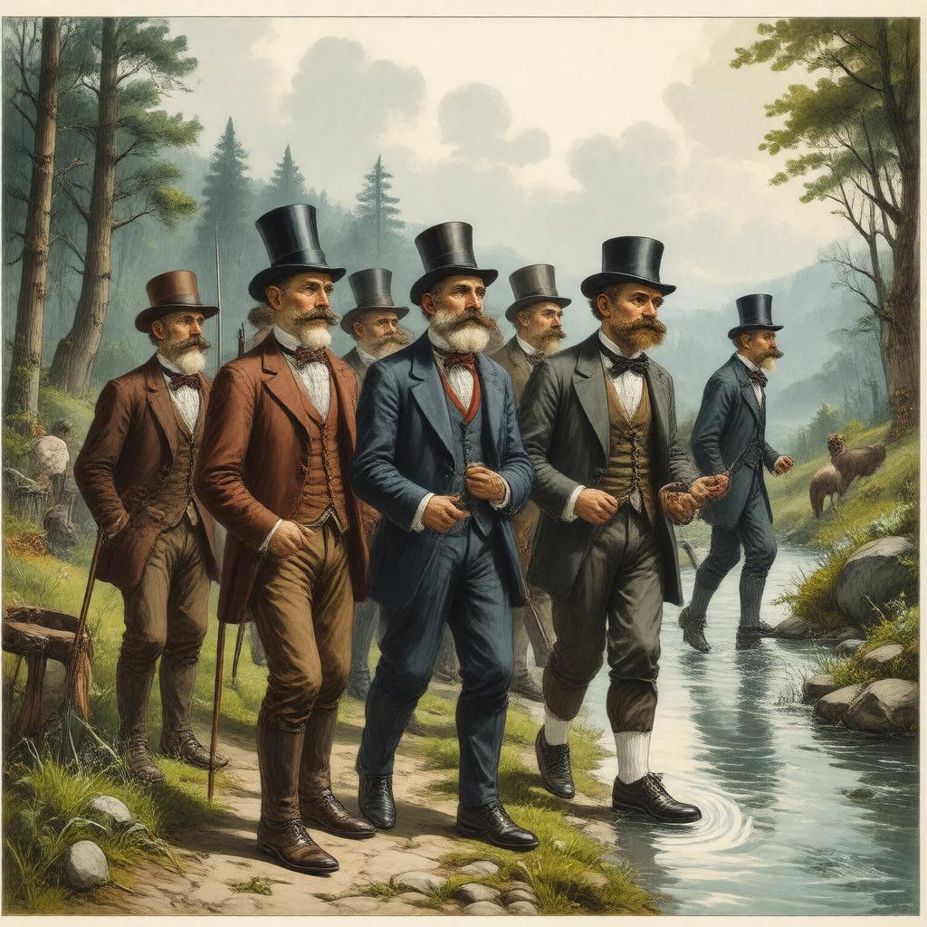 AI-created image of The Hunting of the Snark