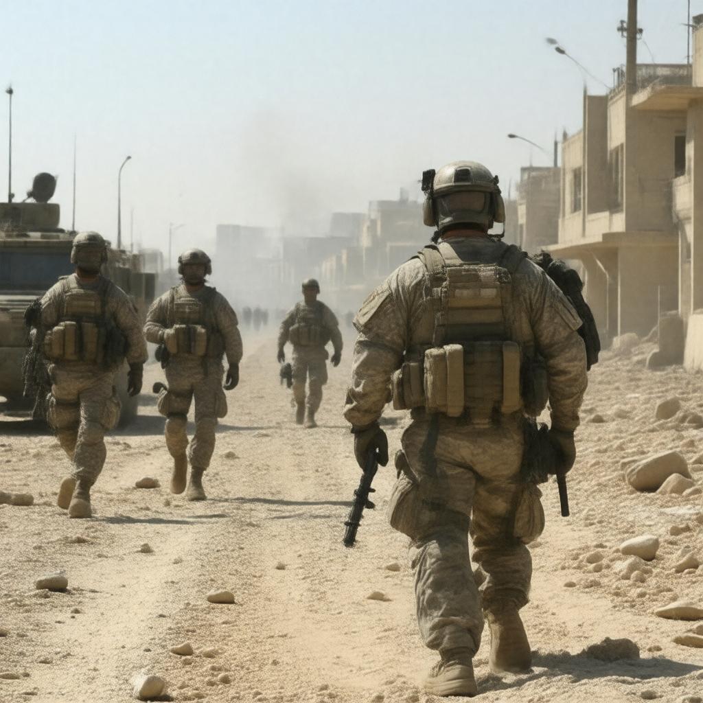 AI-created image of The Hurt Locker