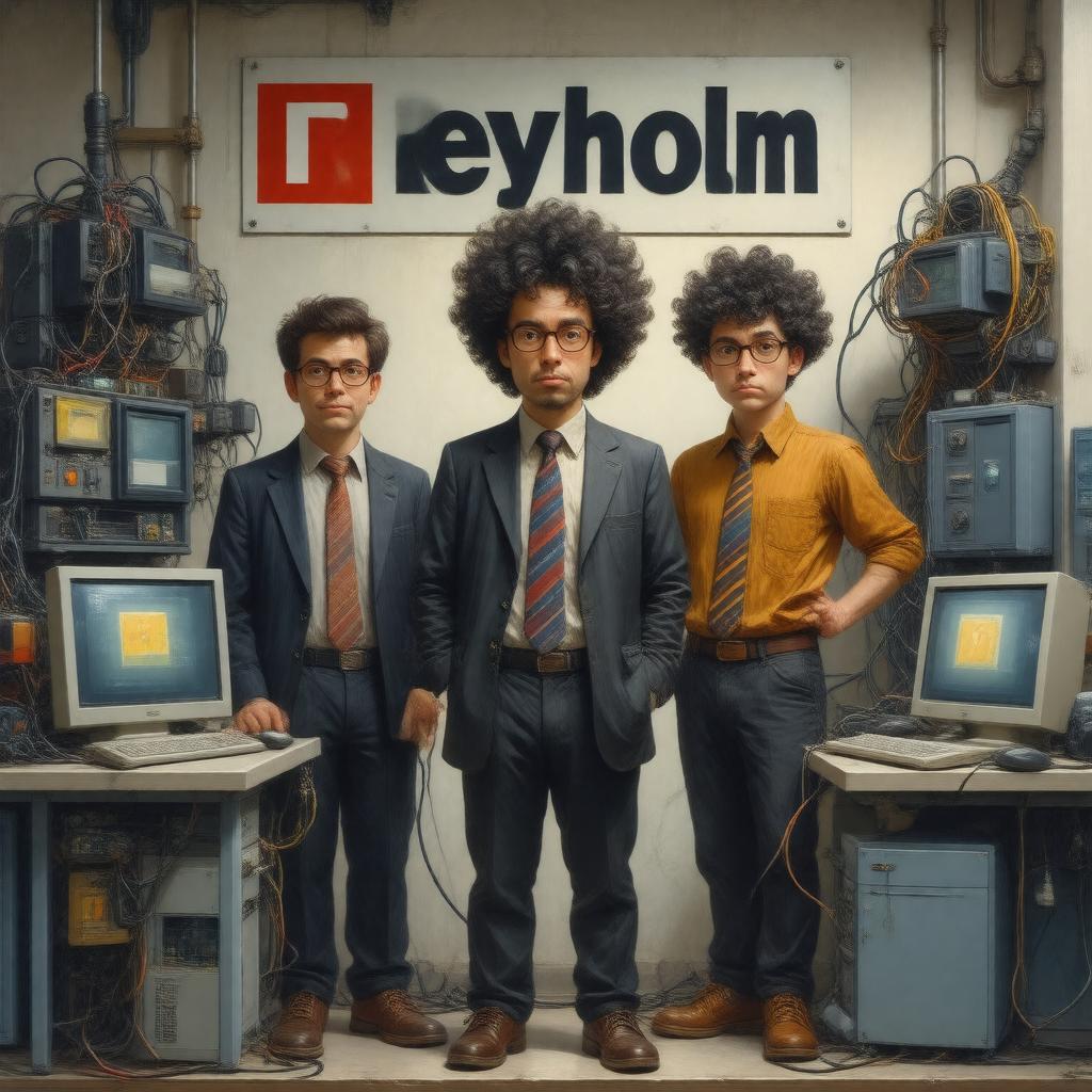 AI-created image of The IT Crowd