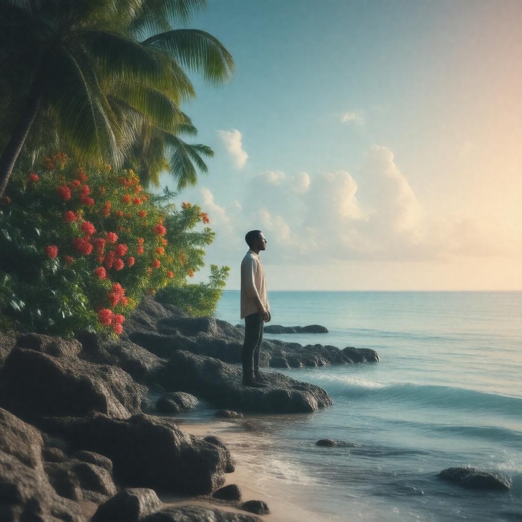 AI-created image of The Idea of Order at Key West