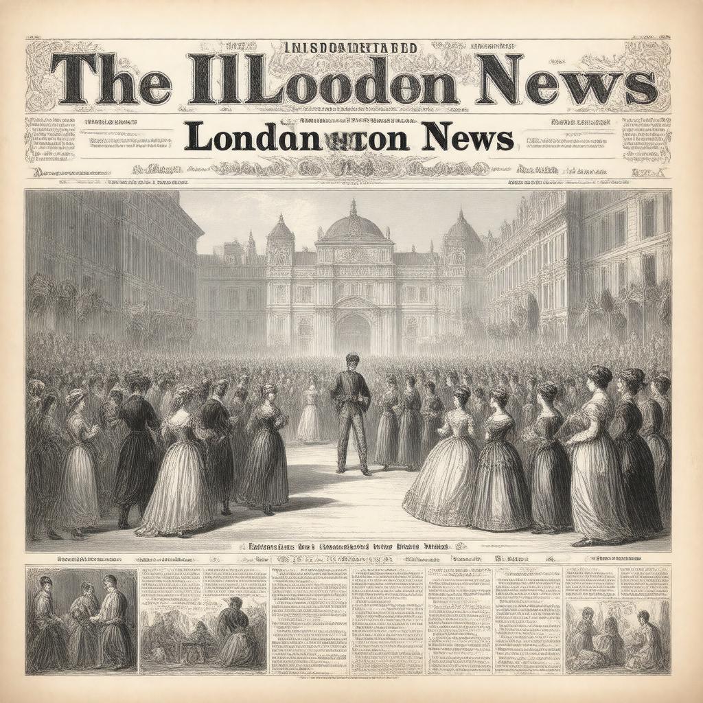 AI-created image of The Illustrated London News