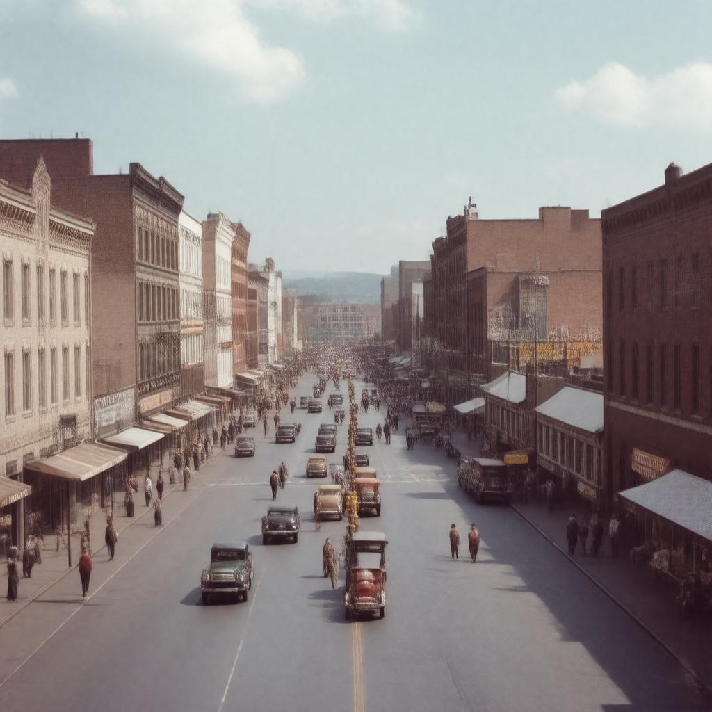 AI-created image of The Immigrant City