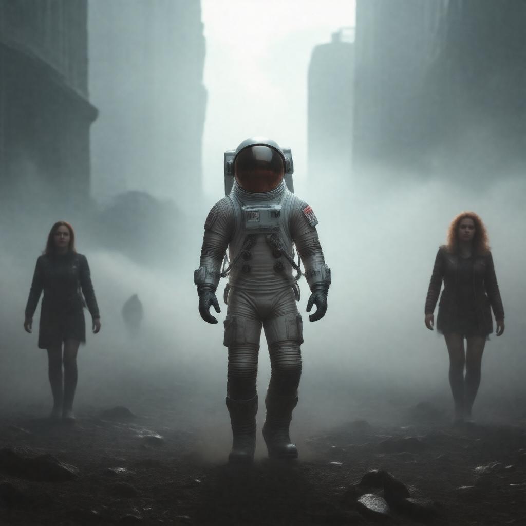 AI-created image of The Impossible Astronaut