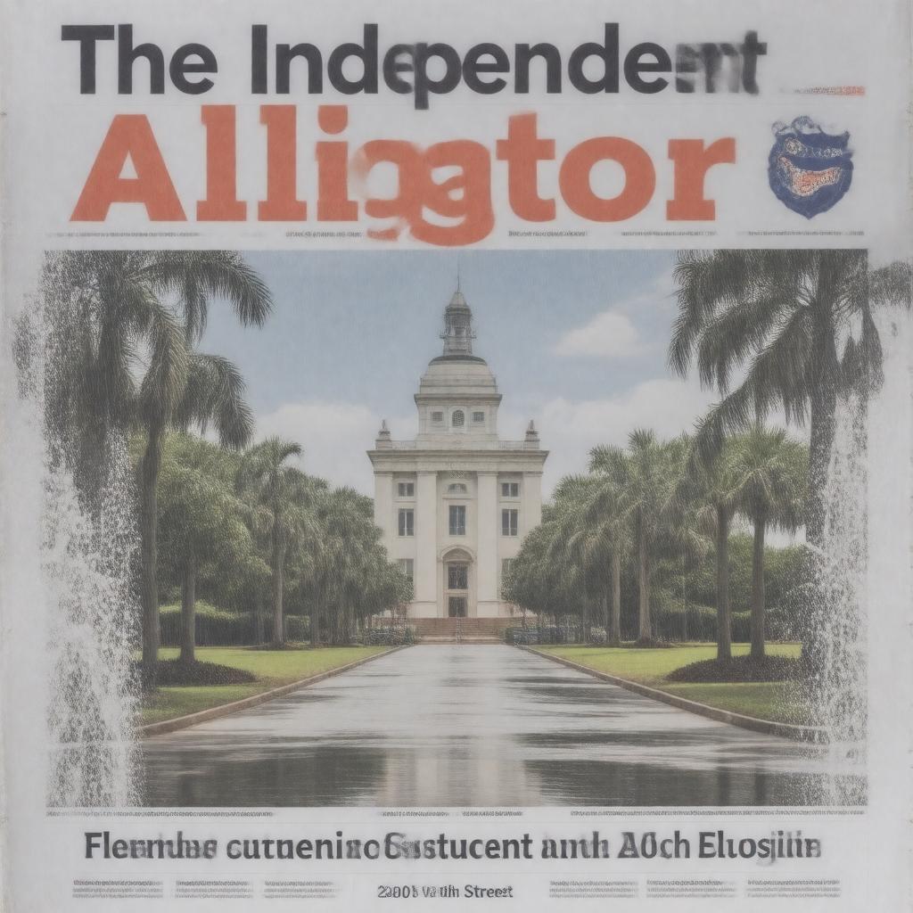 AI-created image of The Independent Florida Alligator