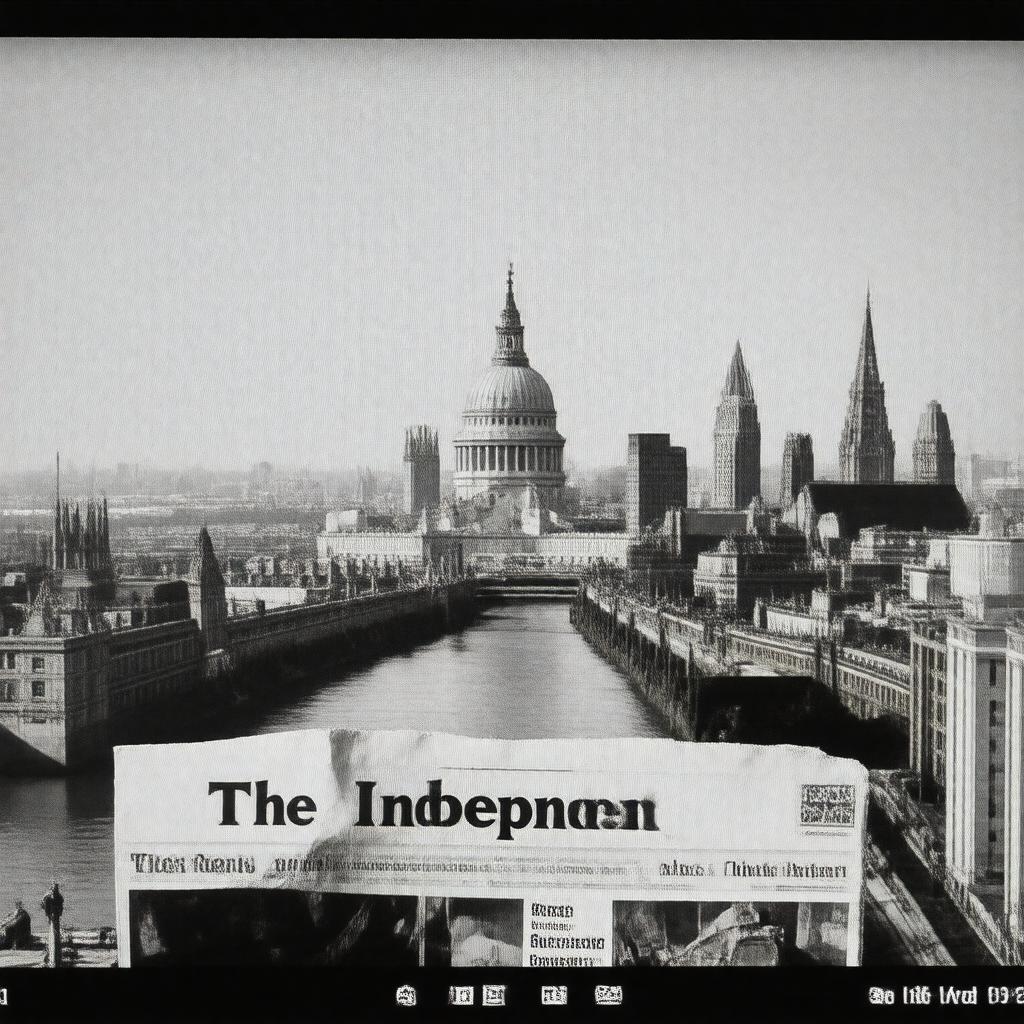 AI-created image of The Independent