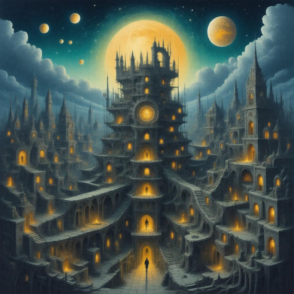 AI-created image of The Infernal Desire Machines of Doctor Hoffman