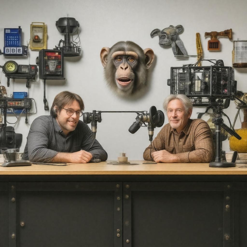 Click to view larger image AI-created image of The Infinite Monkey Cage