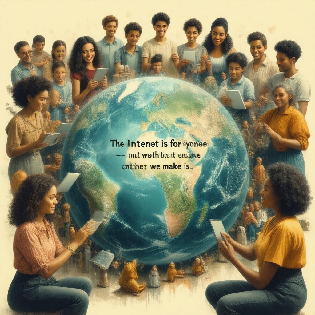 AI-created image of The Internet is for Everyone