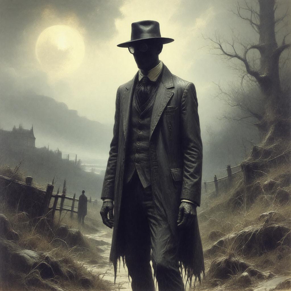 Click to view larger image AI-created image of The Invisible Man