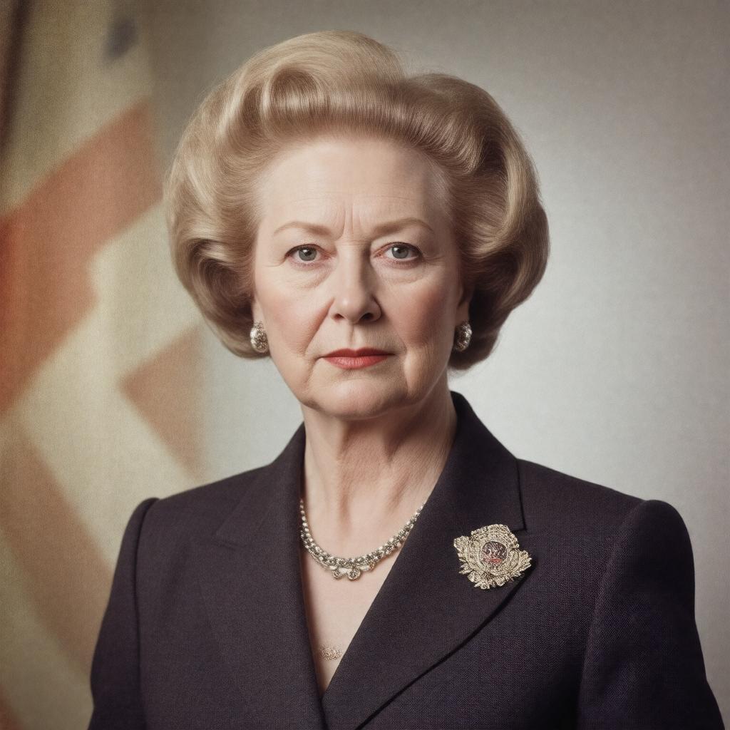 AI-created image of The Iron Lady