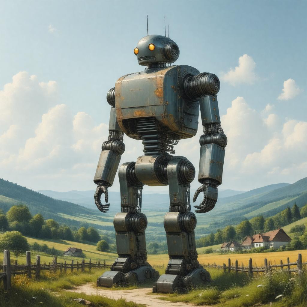 AI-created image of The Iron Man