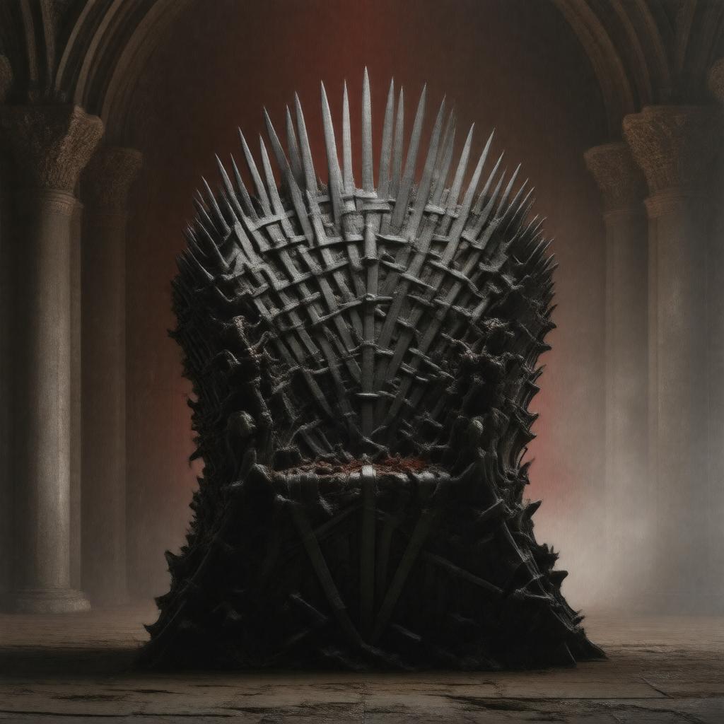AI-created image of The Iron Throne