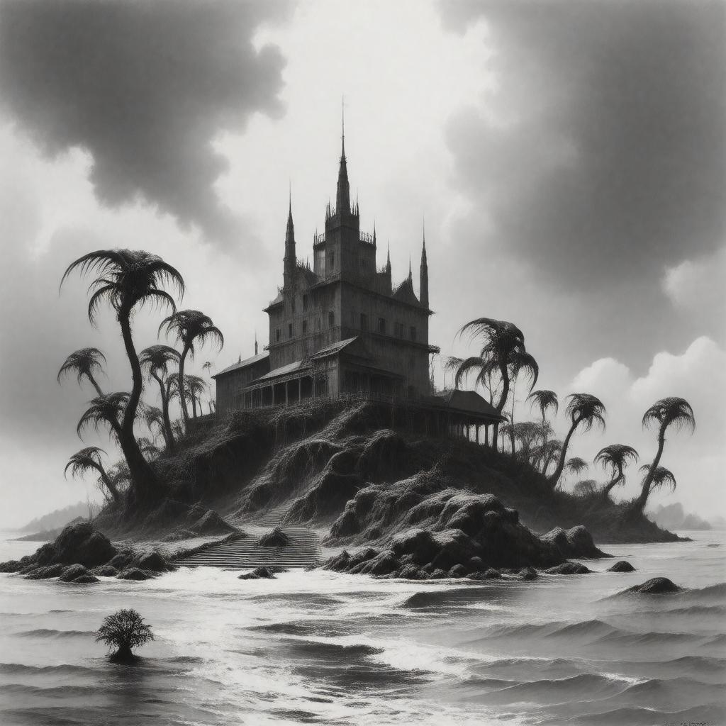 AI-created image of The Island of Lost Souls (1932 film)