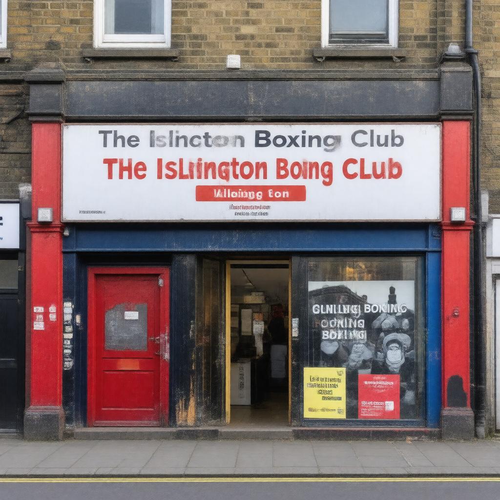 Click to view larger image AI-created image of The Islington Boxing Club