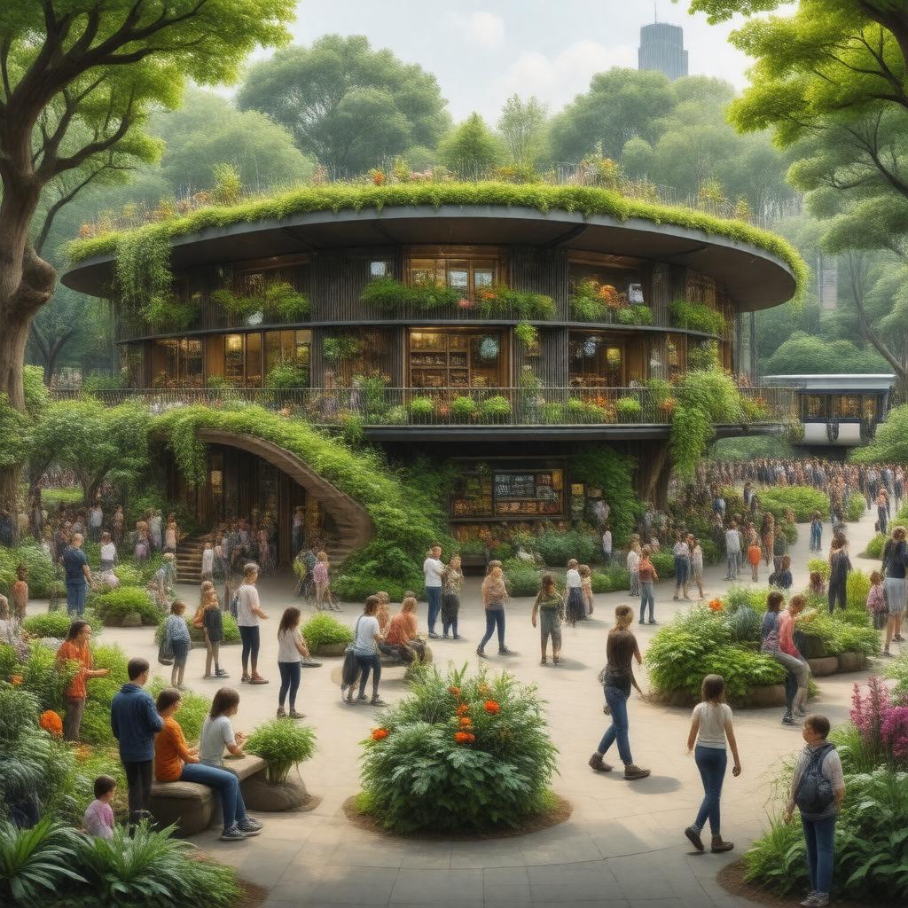 AI-created image of The Islington Ecology Centre