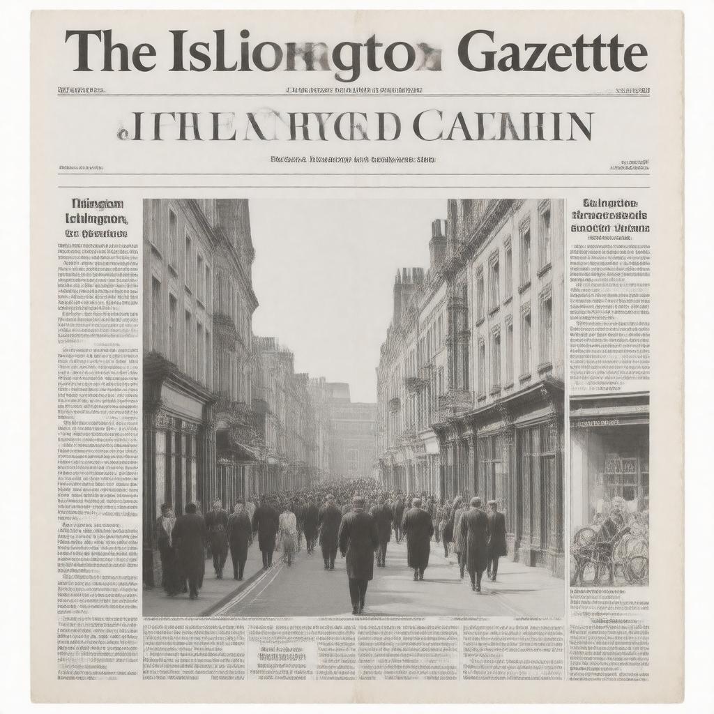 AI-created image of The Islington Gazette