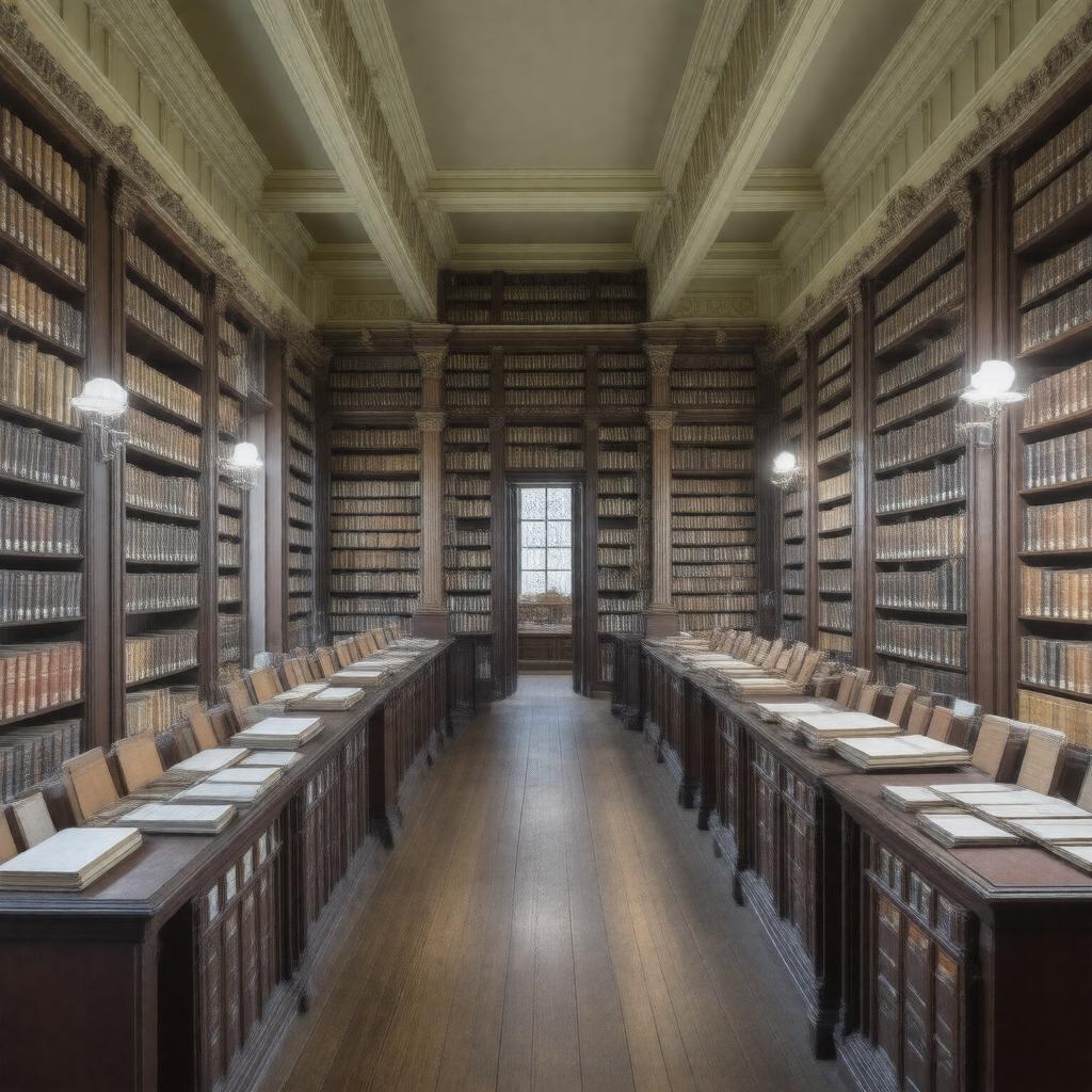 AI-created image of The Islington Local History Centre