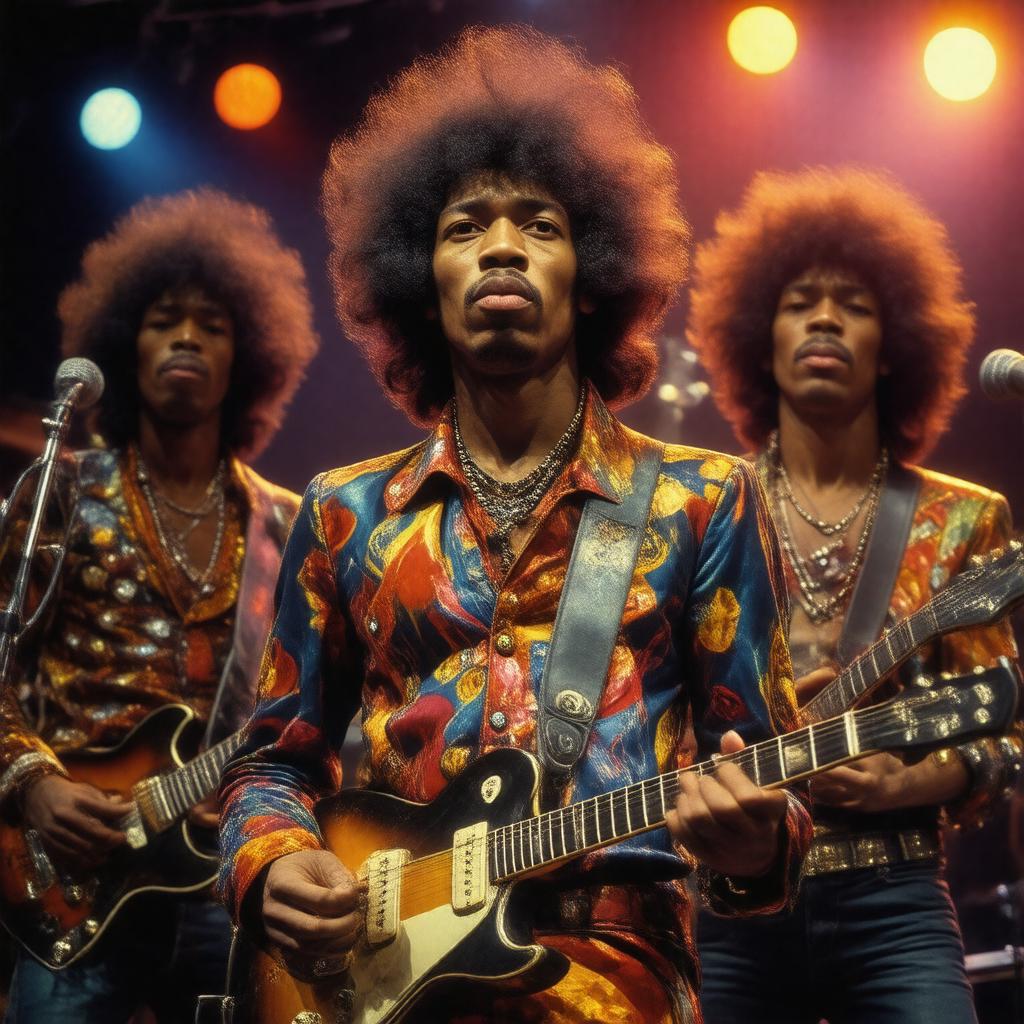 AI-created image of The Jimi Hendrix Experience