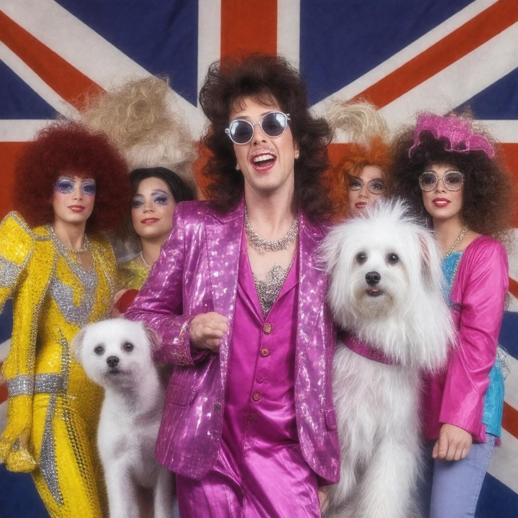 AI-created image of The Joan Collins Fan Club