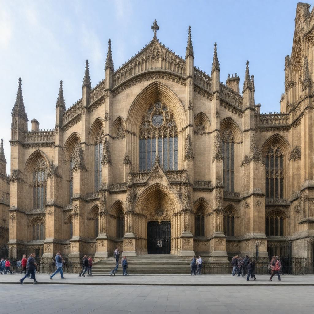 AI-created image of The John Rylands Library