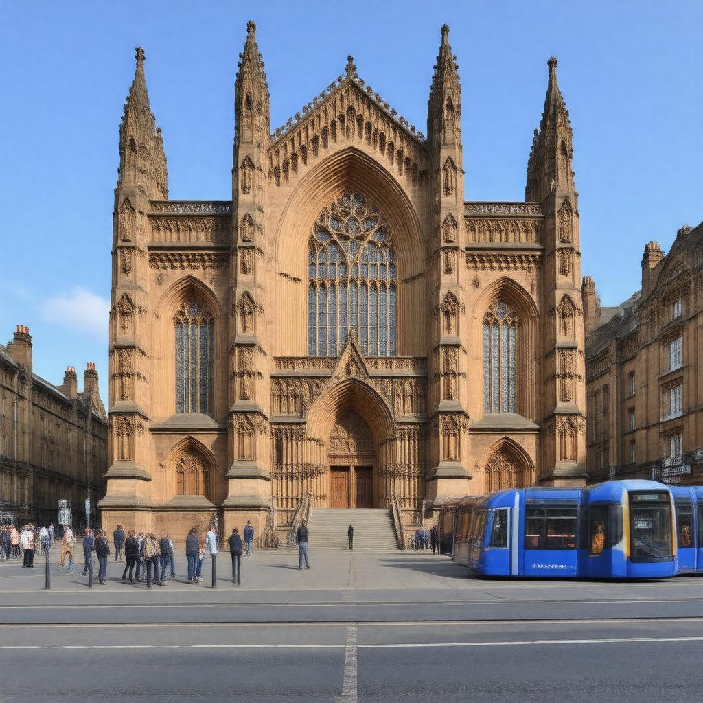 Click to view larger image AI-created image of The John Rylands Research Institute and Library