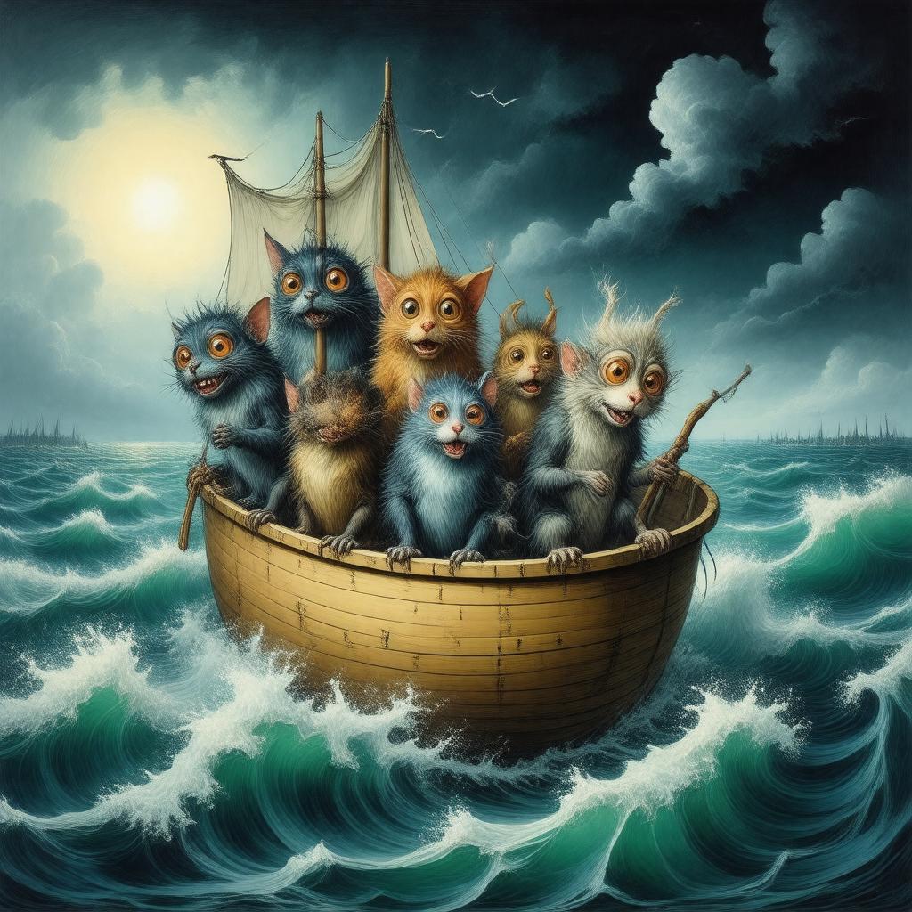 AI-created image of The Jumblies