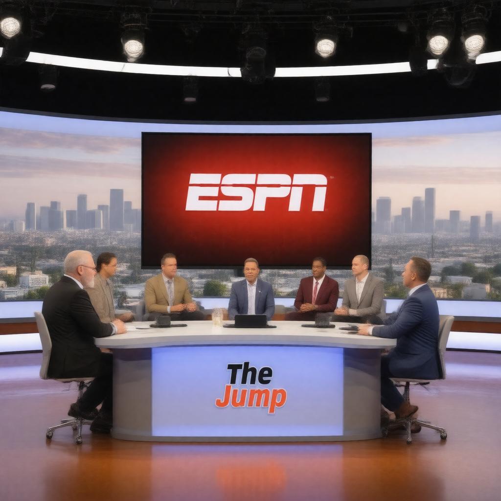 AI-created image of The Jump (ESPN)