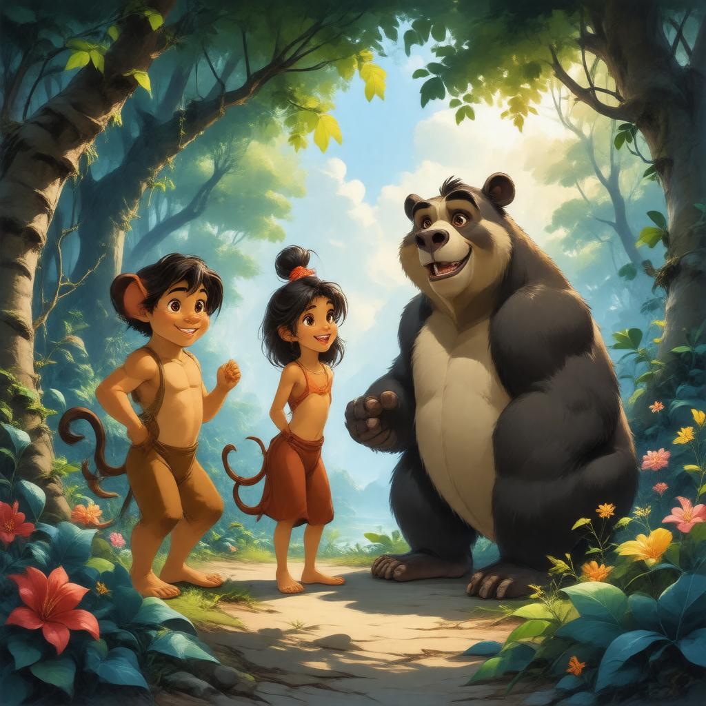 AI-created image of The Jungle Book 2