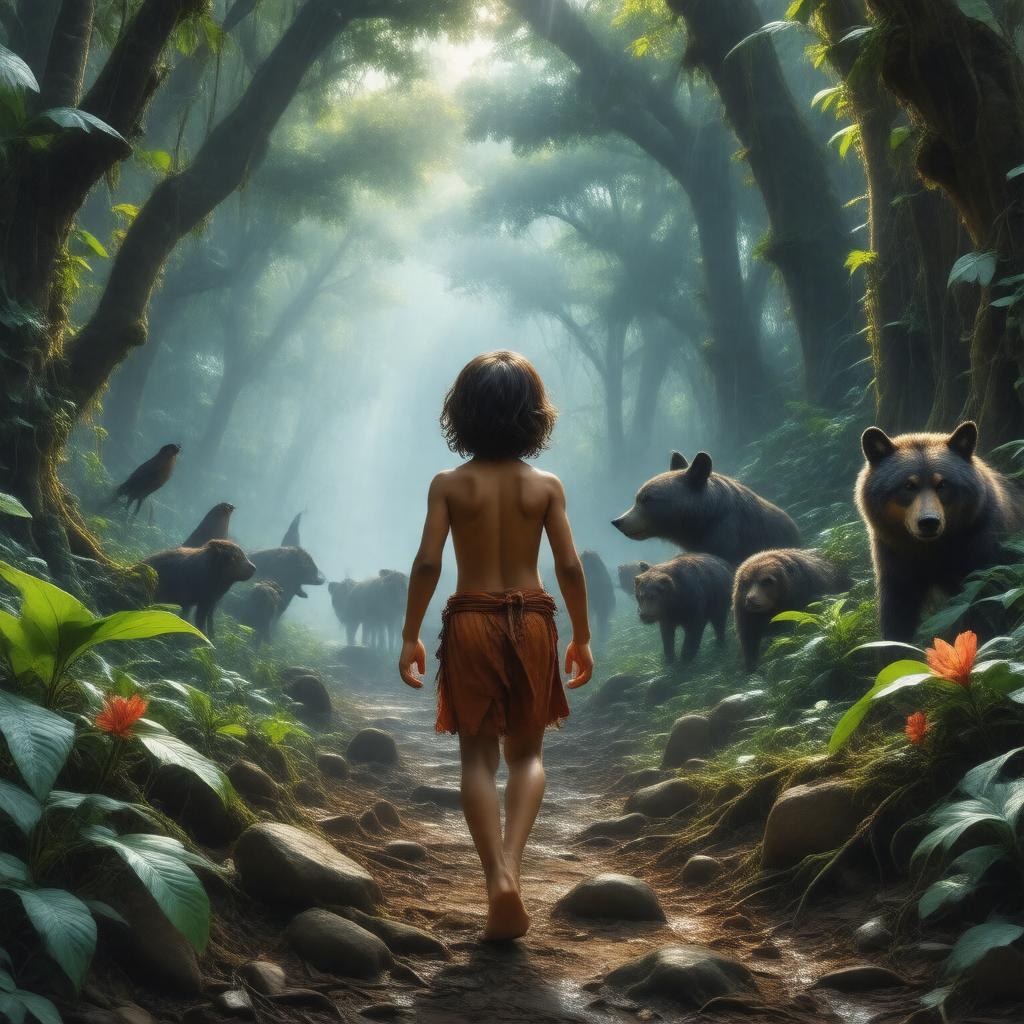 AI-created image of The Jungle Book (2016)