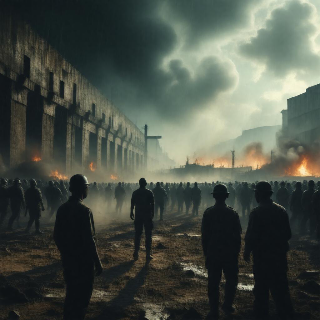 AI-created image of The Killing Yard