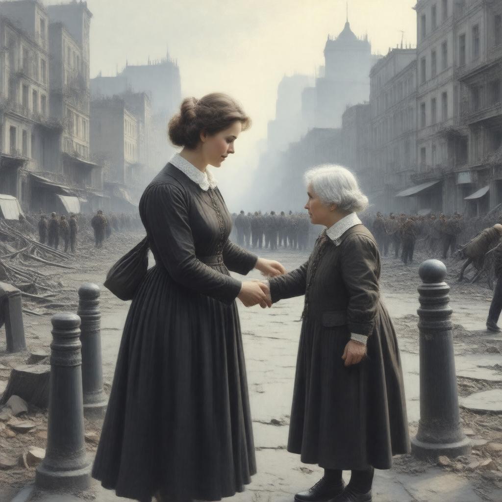 AI-created image of The Kindness of Women