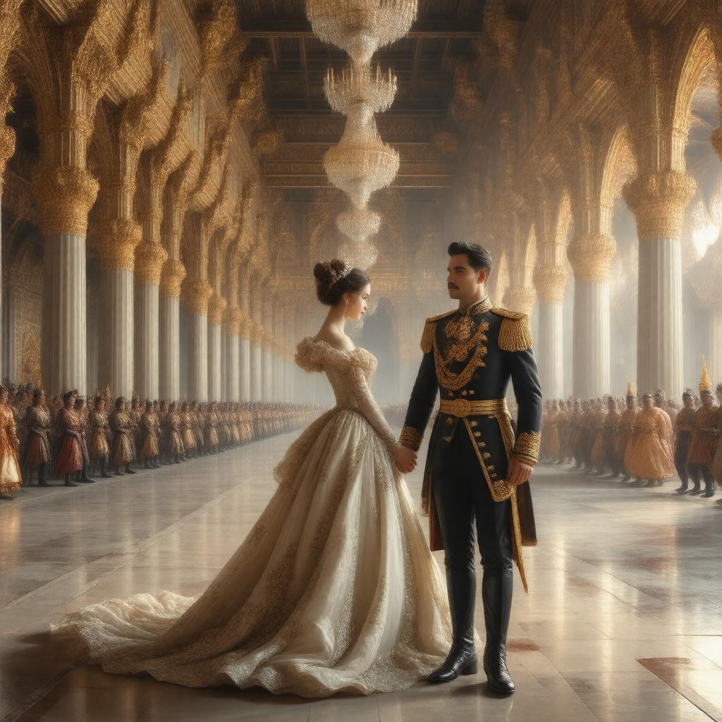 AI-created image of The King and I